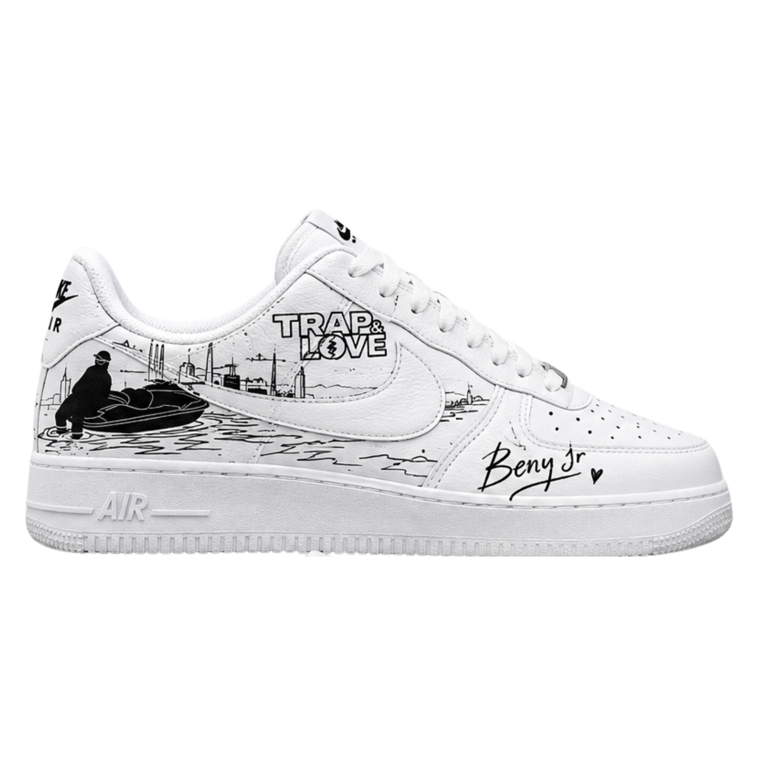 BENY JR CUSTOM SNEAKER ´AIRFORCE 1´ - Imagen 2