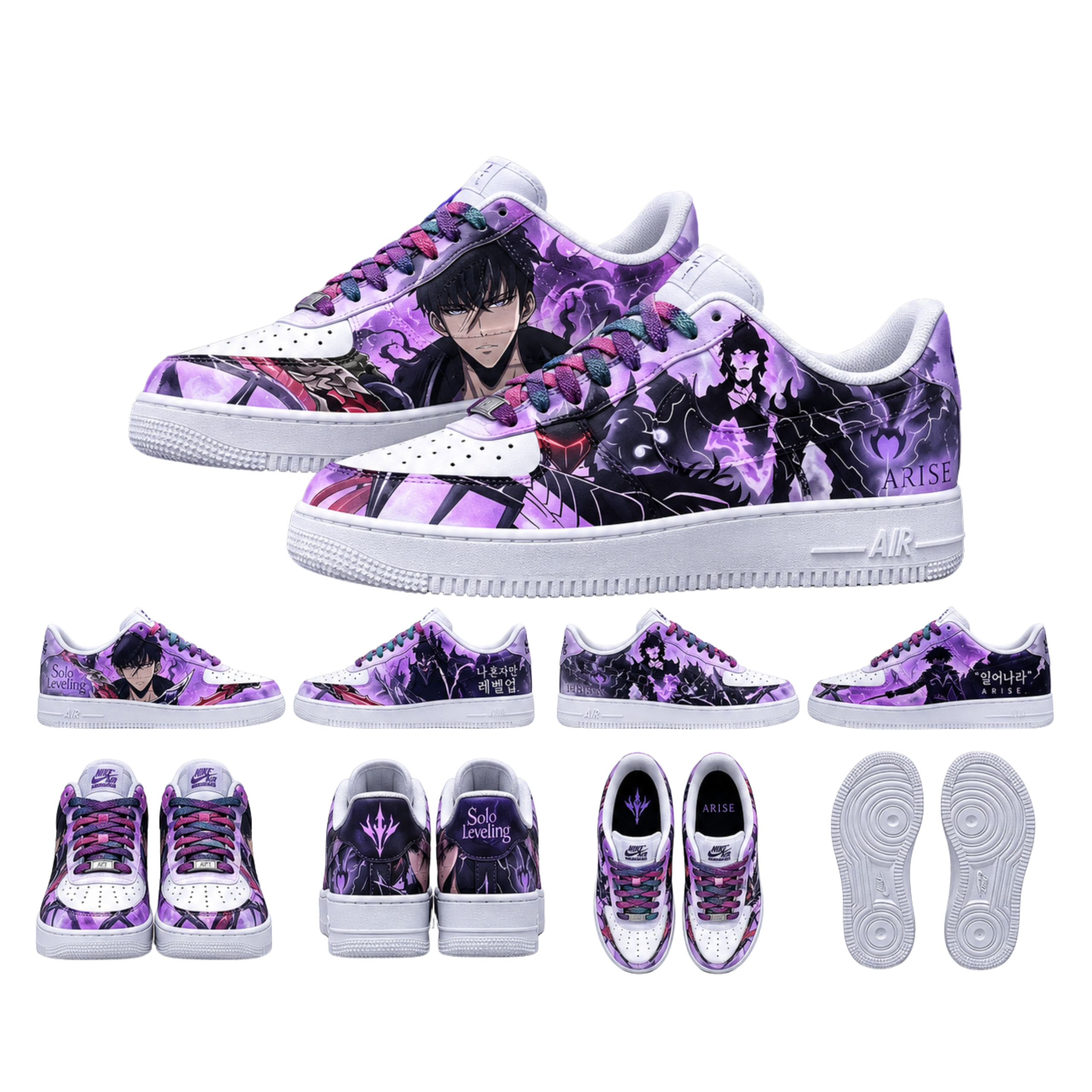 SOLO LEVELLING CUSTOM SNEAKER ´AIRFORCE 1´ - Imagen 2